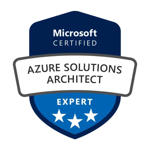 Microsoft Certified: Azure Solutions Architect Expert
